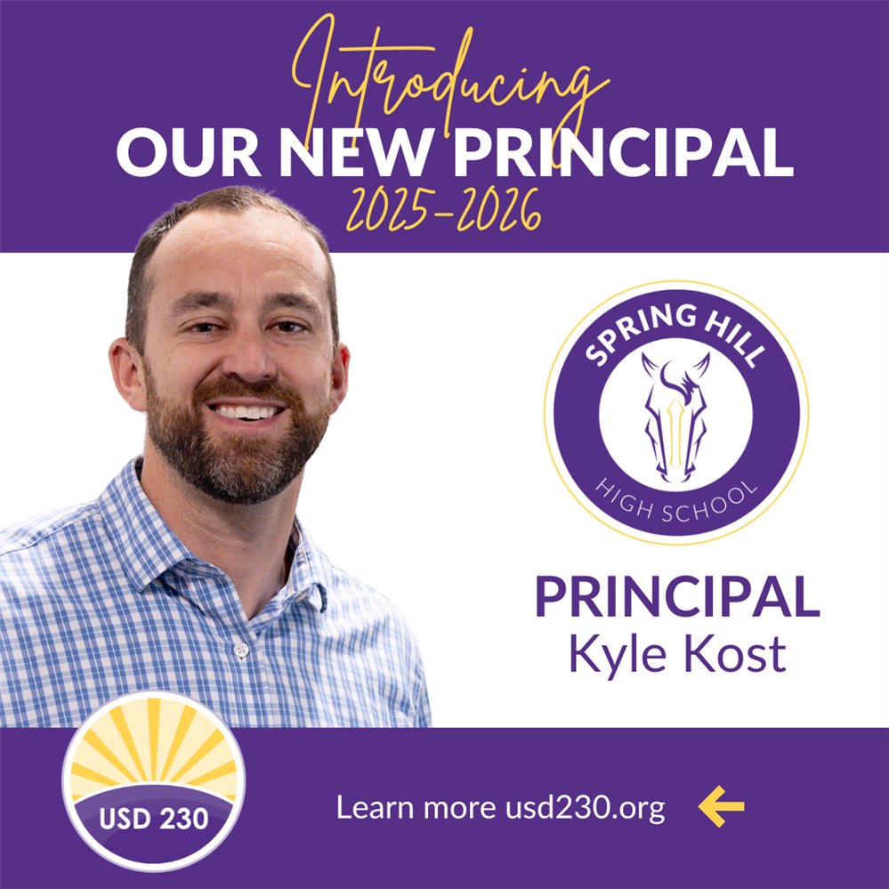 New SHHS Principal, Kyle Kost